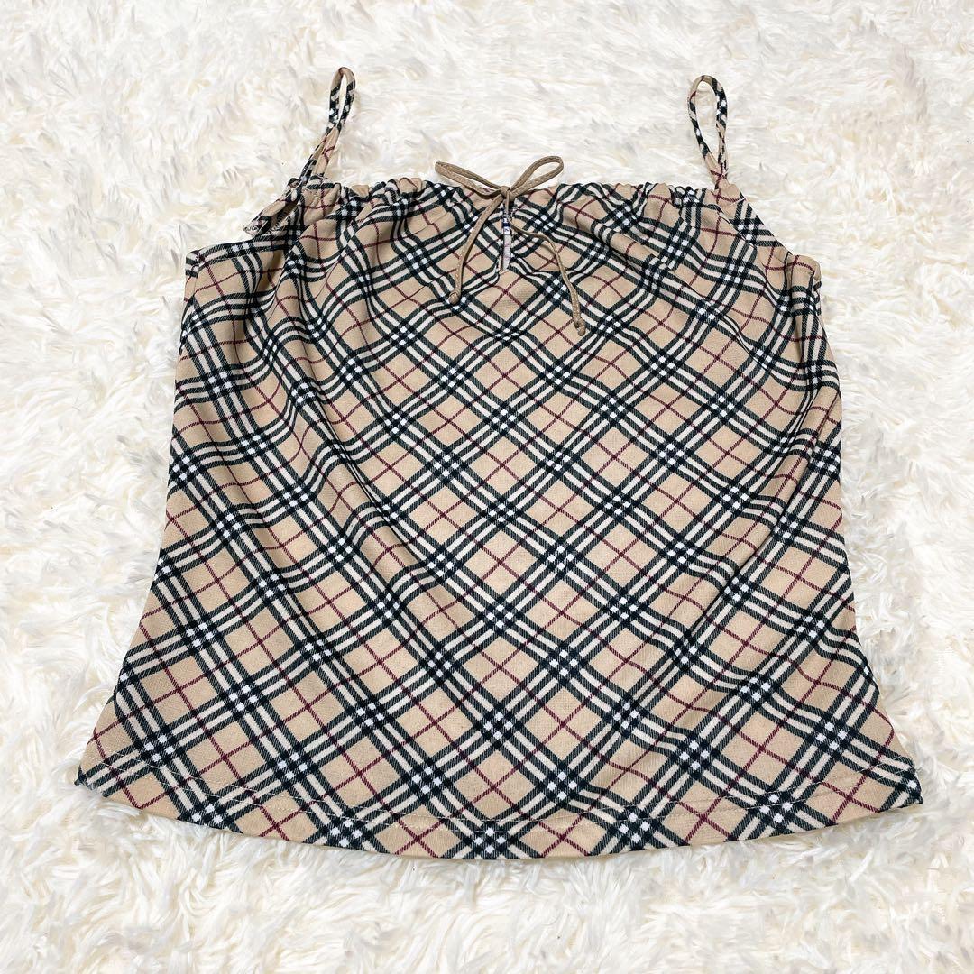 BURBERRY BLUE LABEL バーバリー　ノバチェック　キャミソール