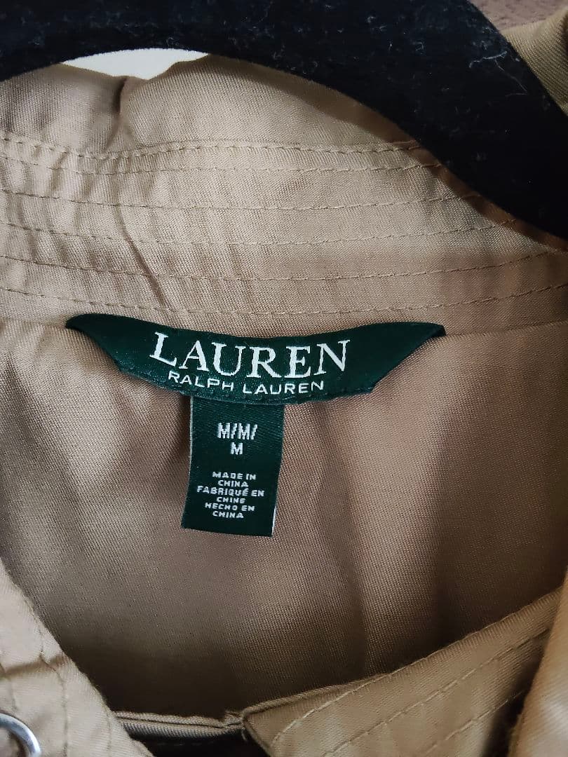 LAUREN RALPH LAUREN ベージュ トレンチコート M