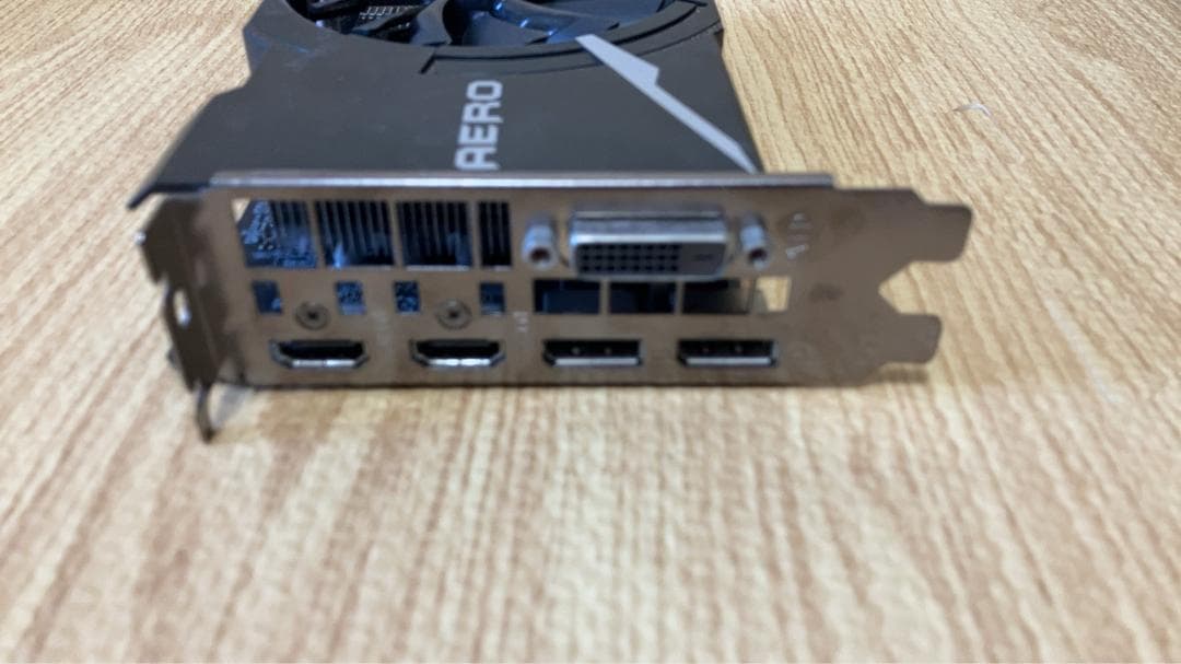 【MSI AERO GTX1060 3GB】グラフィックボード シングルファン