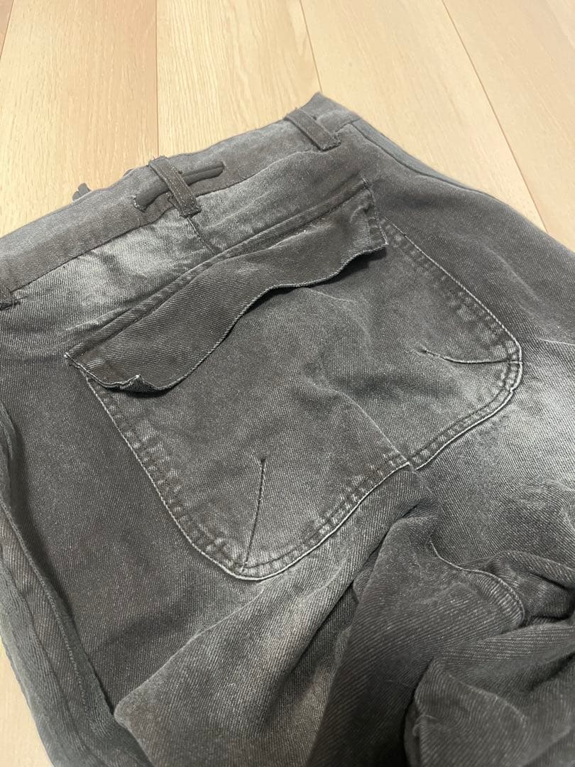 Yori Sport 5 Stripe Denim 26 ブラック×ブラック