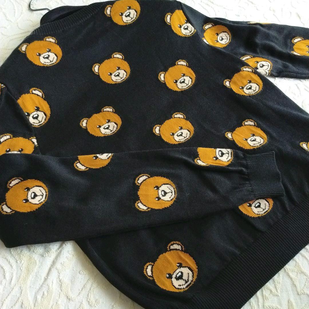 新品タグ付きMOSCHINO　モスキーノBearニットカーディガン