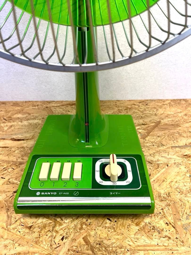 [送料無料　希少品]三洋電機　卓上扇　昭和レトロ