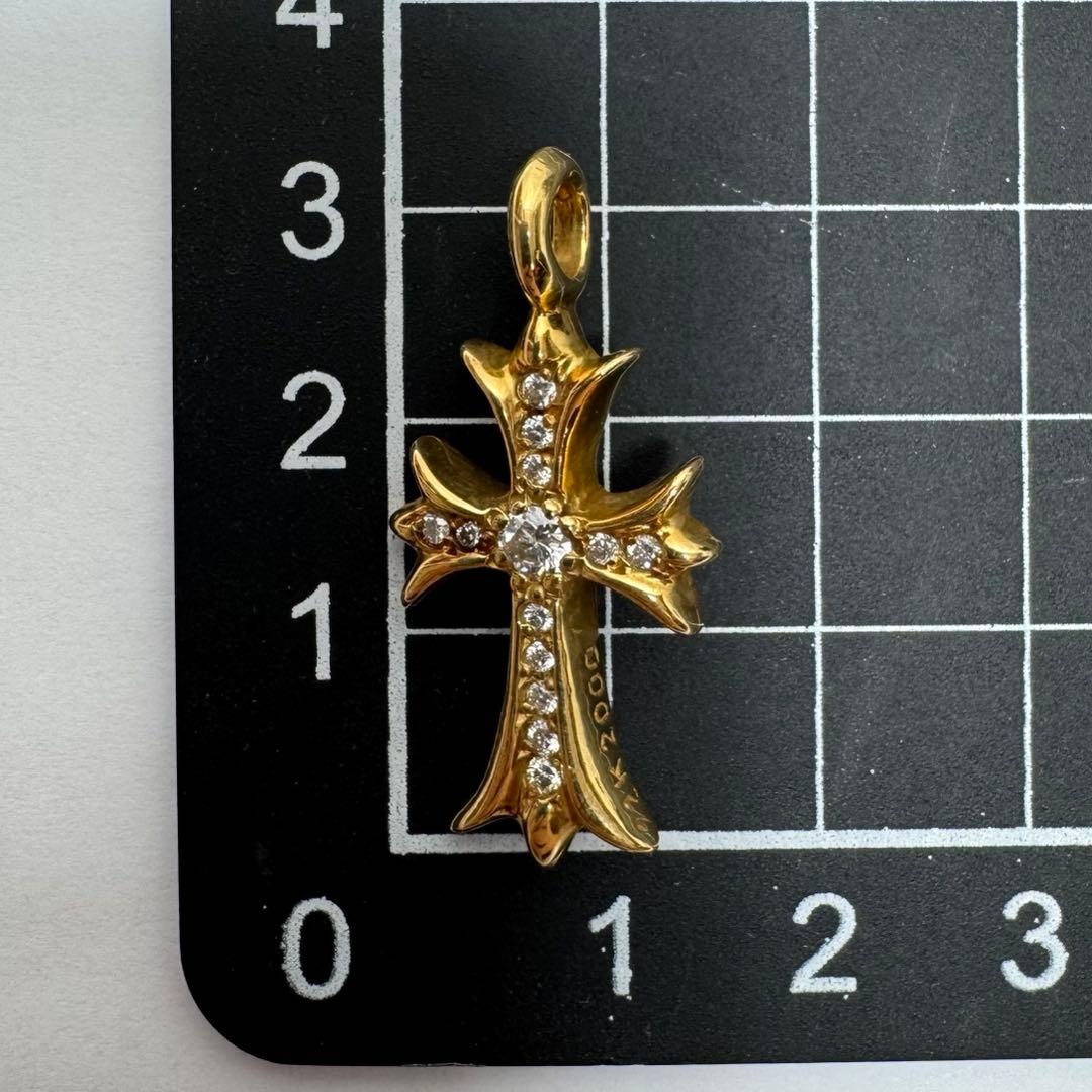 まーくん　Chrome Heartsクロムハーツ　タイニークロス 22K