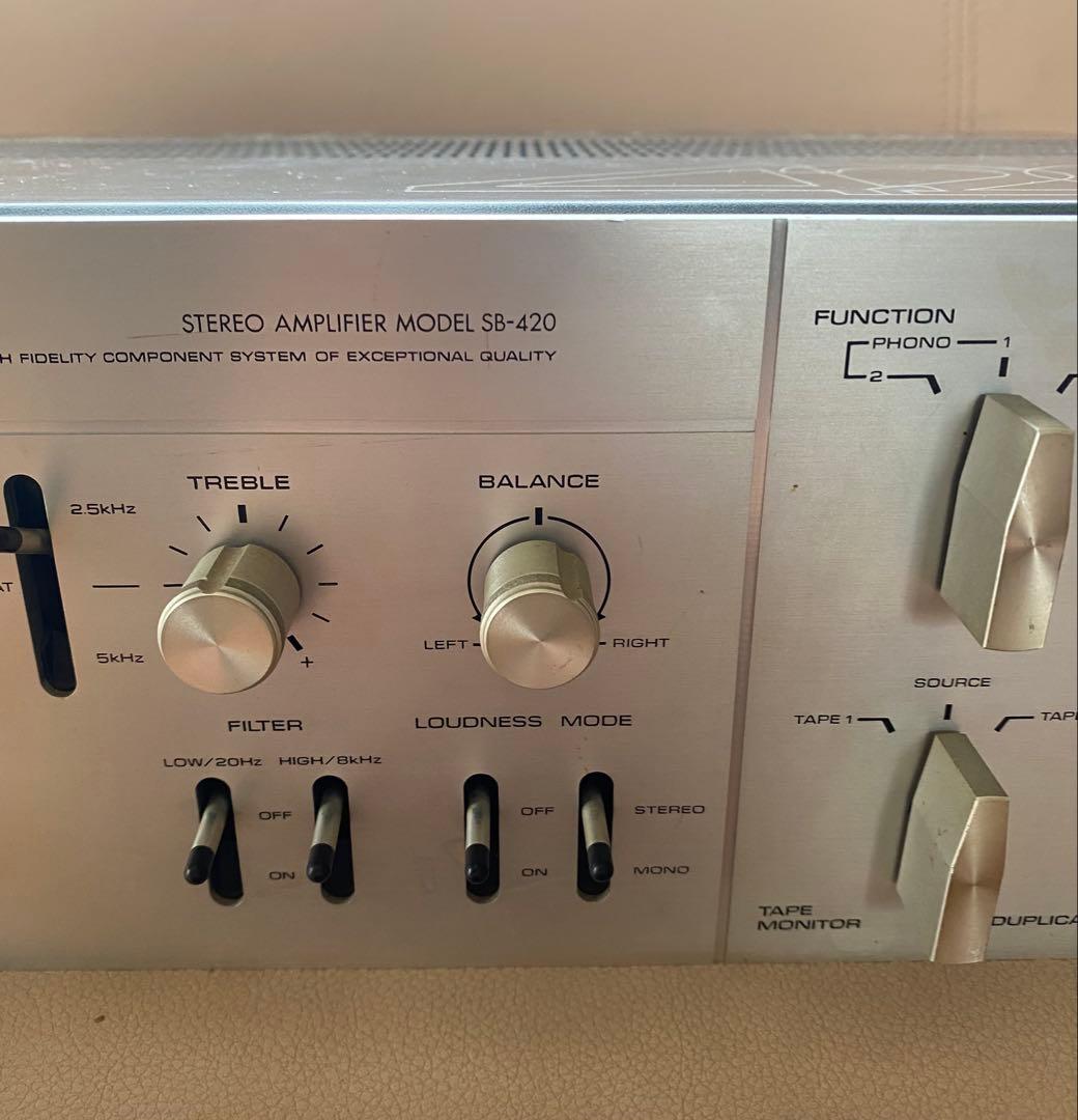 Aurex STEREO AMPLIFIER MODEL SB-420 アンプ
