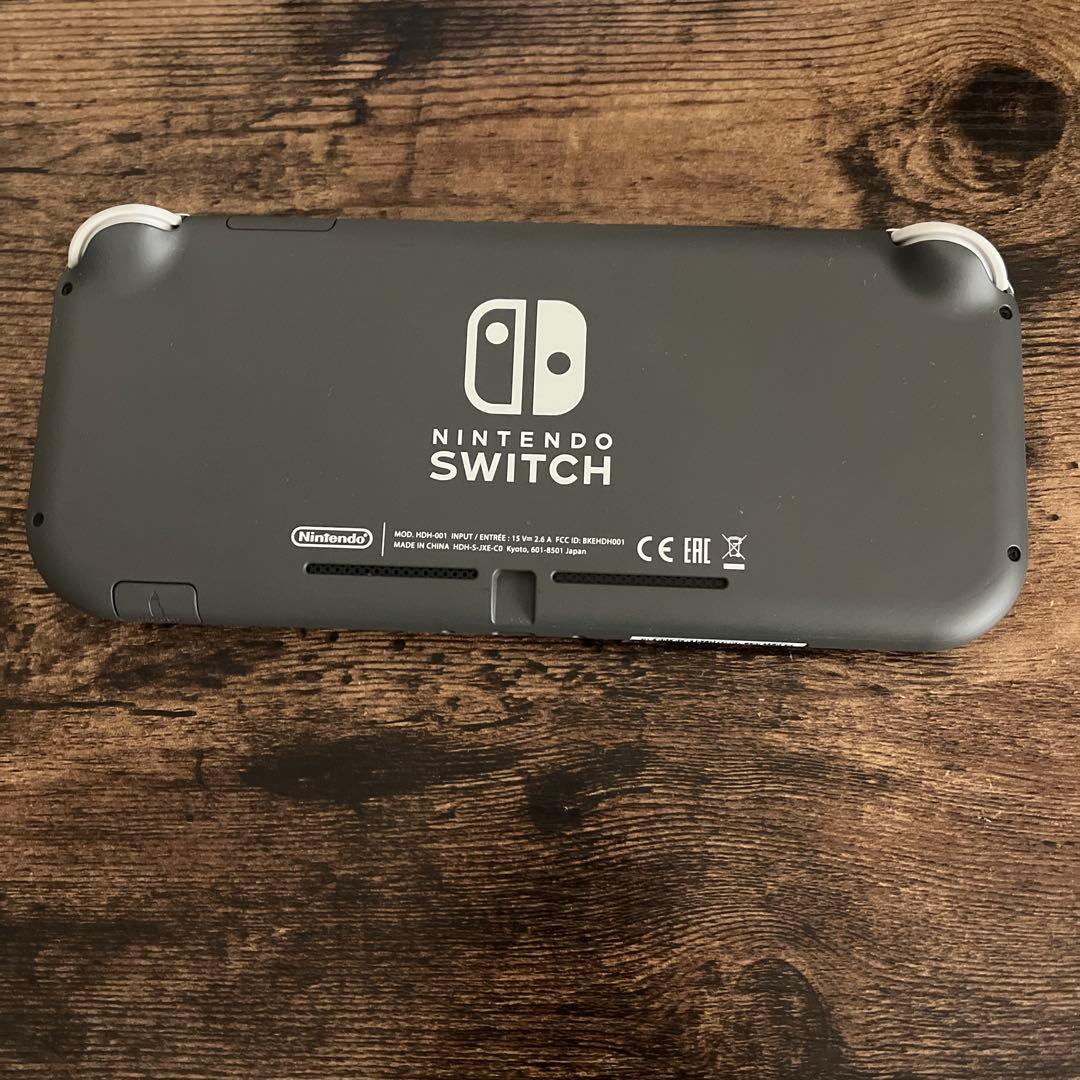 Nintendo Switch Lite グレー　箱・ケース・128GBカード