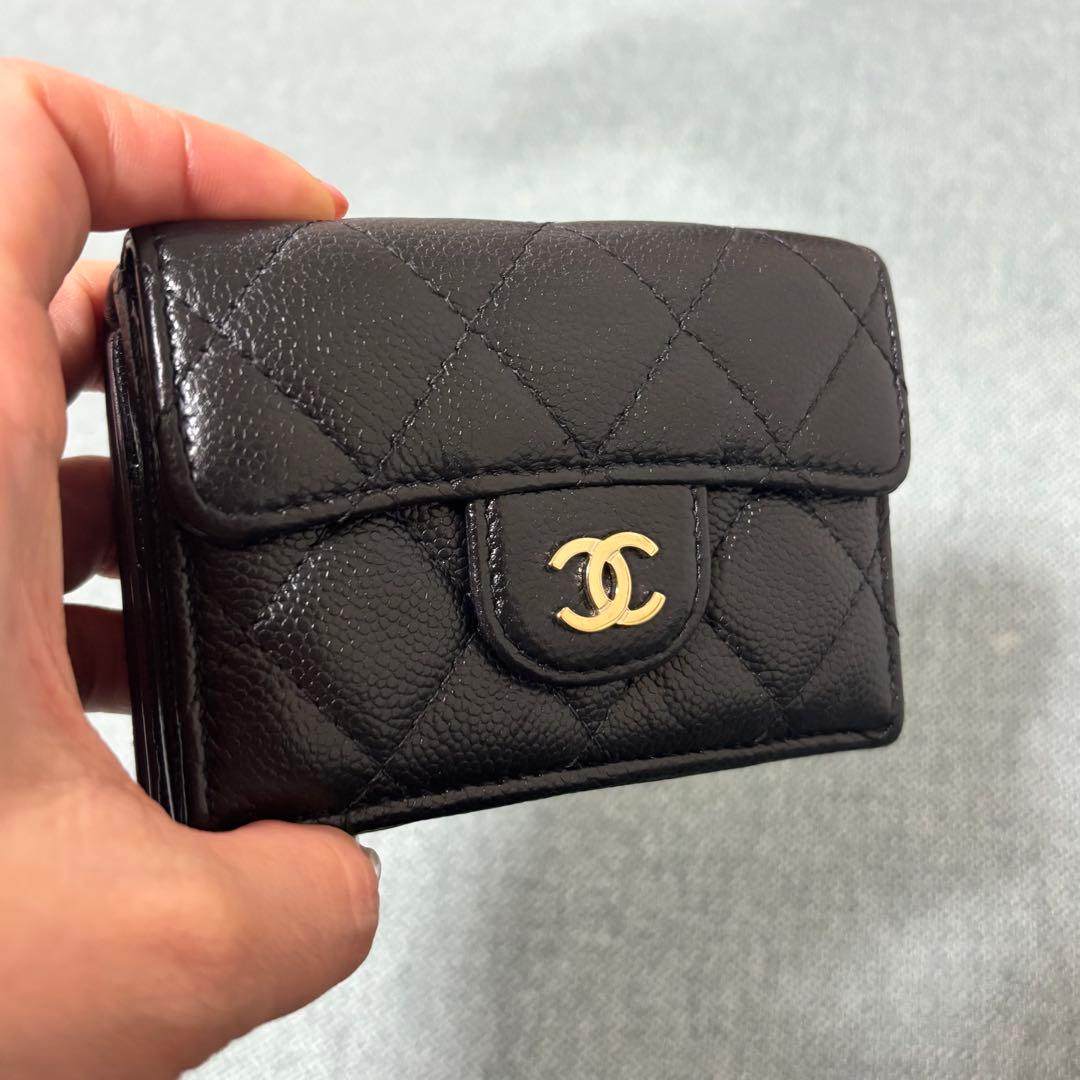 mii様CHANEL シャネル ミニウォレット 三つ折りコンパクトウォレット