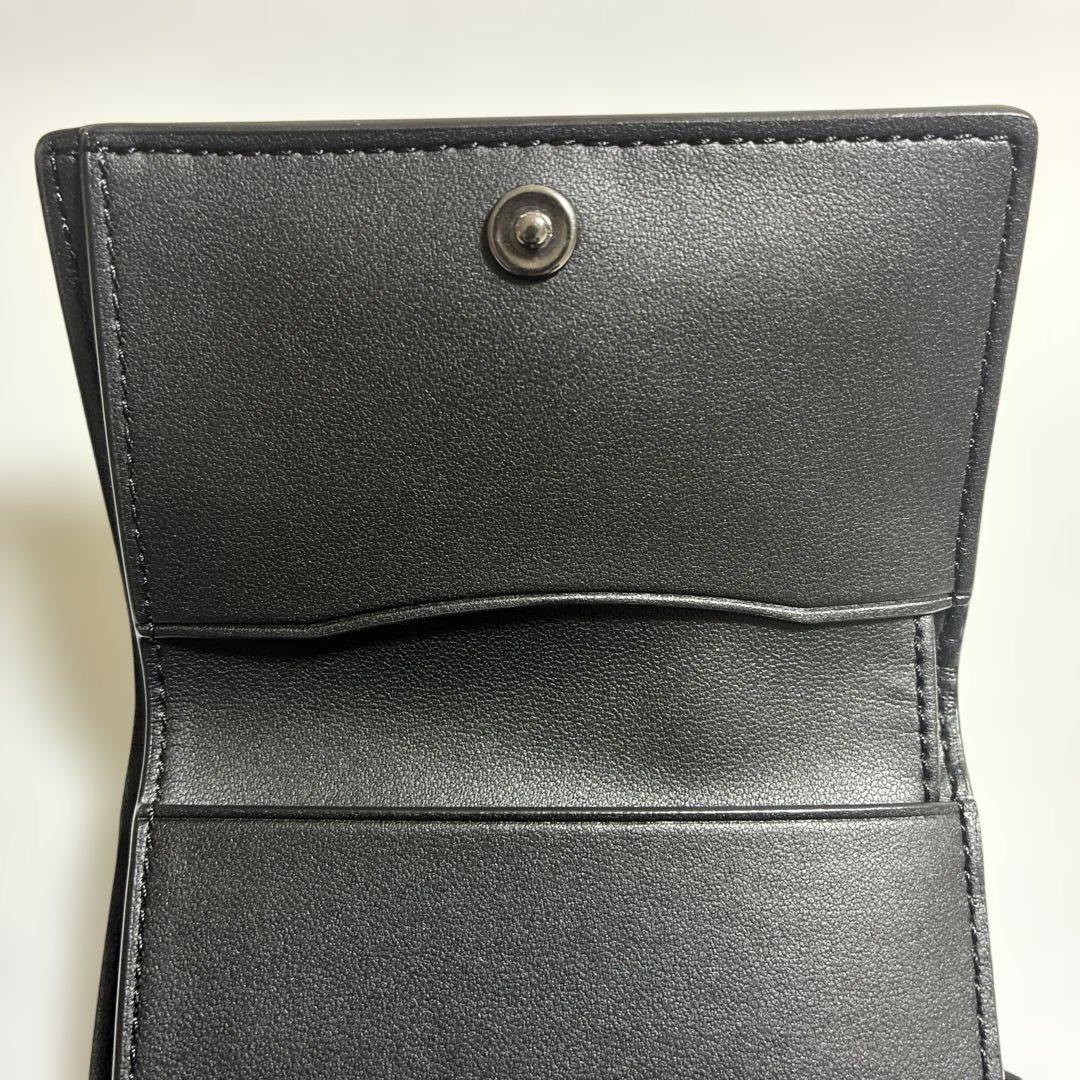 コーチ COACH マイクロウォレット 三つ折り財布 ブラック