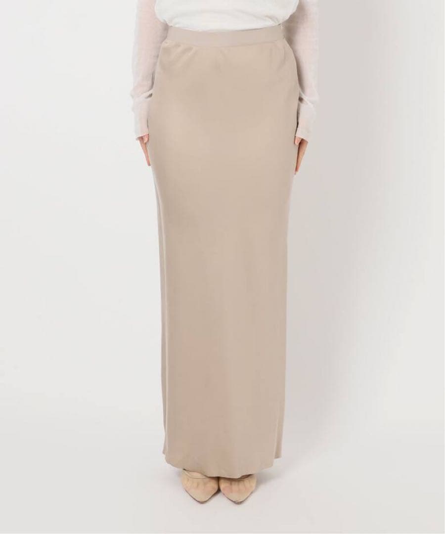 Plage / 新品・未使用 Fibril Nuance Skirt ベージュ