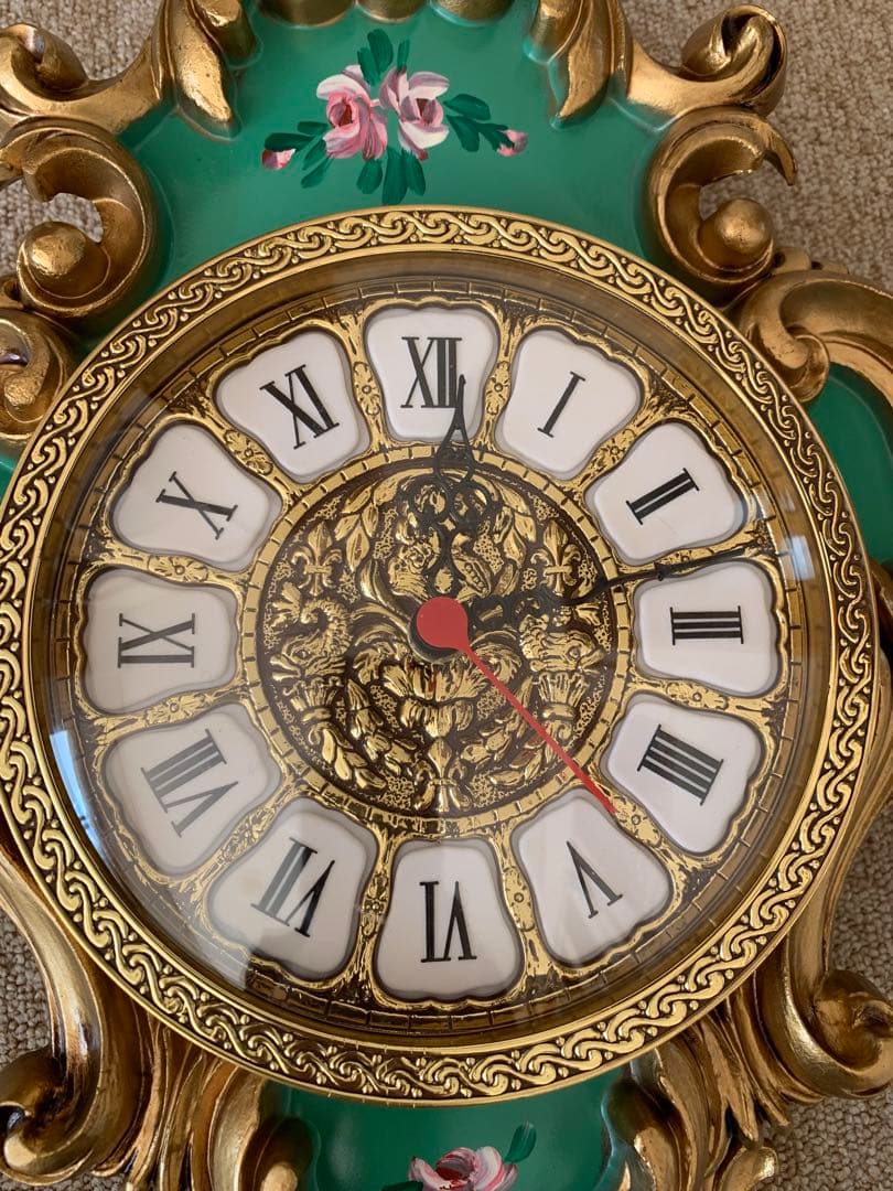 Junghans （ユンハンス）　ドイツ製　掛け時計　ロココ調 インテリア