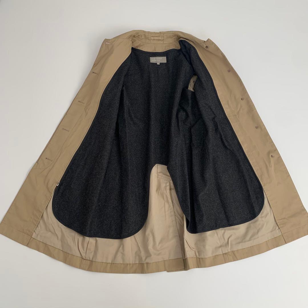 美品✨マーガレットハウエル　ステンカラーコート　ライナー　ベルト付き　M