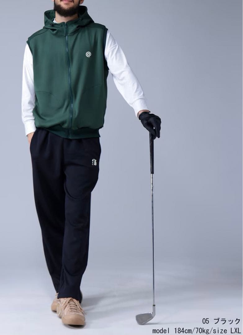 ANTIQUA GOLF × STCH＊ゴルフパンツ LXL ユニセックス