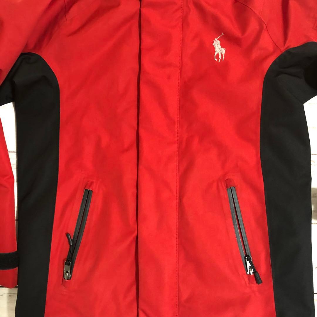 ラルフローレン　スノージャケット　スノボ　登山　ジャケット　ラルフ　ポロ　赤