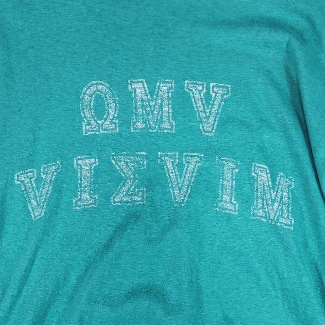 visvim 22ss Tシャツ ビズビムJUMBO TEE ロゴグリーン XL