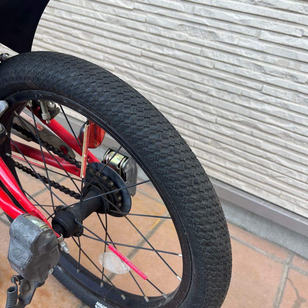 直接取引★東京都世田谷区★d.bike 18 赤 18インチ 幼児、子供用自転車