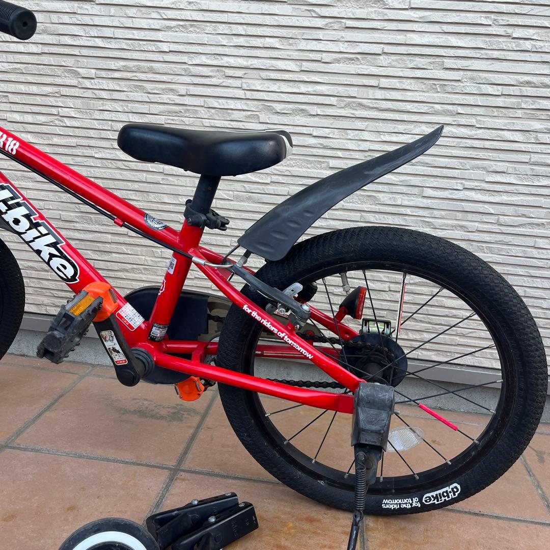 直接取引★東京都世田谷区★d.bike 18 赤 18インチ 幼児、子供用自転車