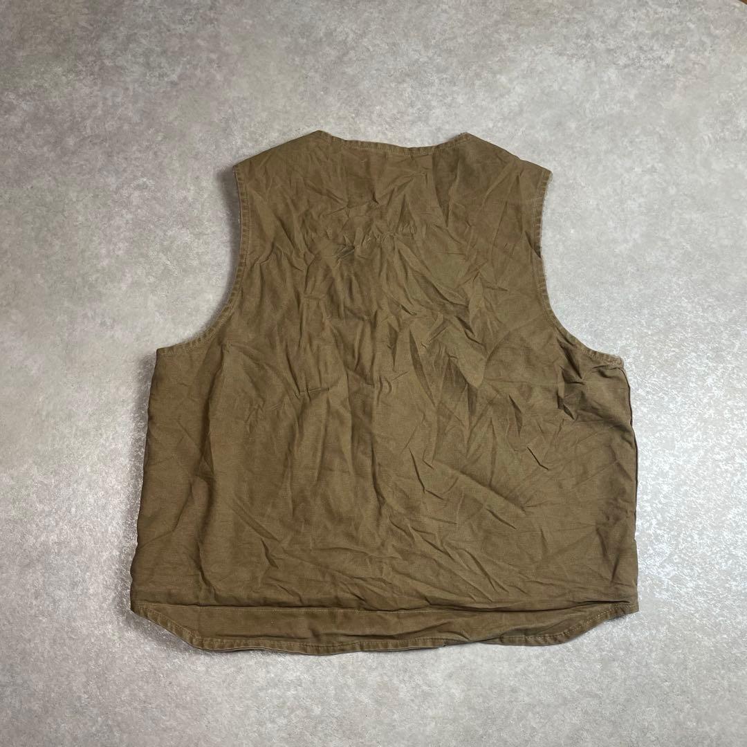 Carharttカーハート ダック ボアベスト メキシコ製2XL フェード古着