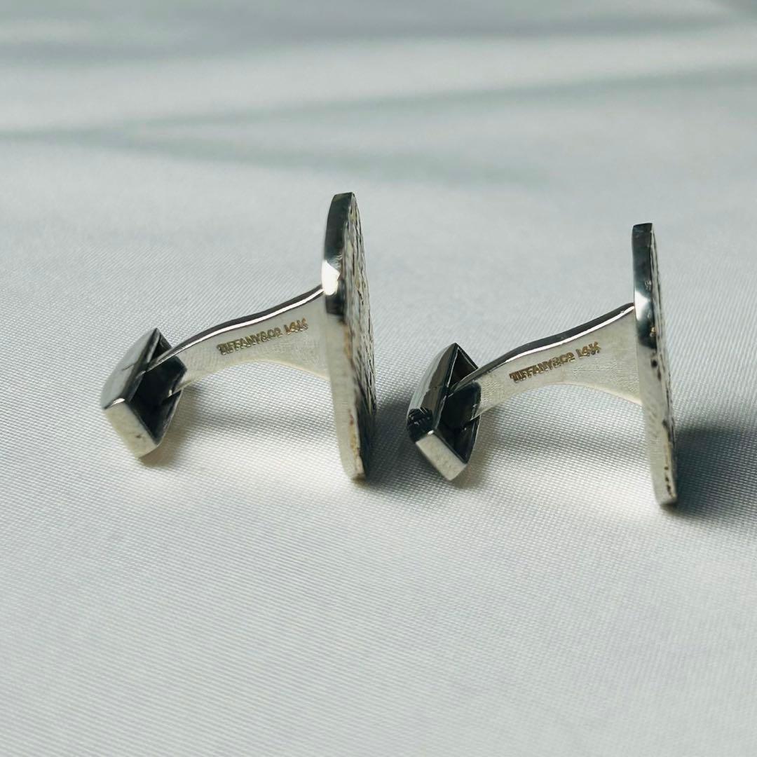 本物保証 Tiffany & Co. カフス 14K スターリングシルバー