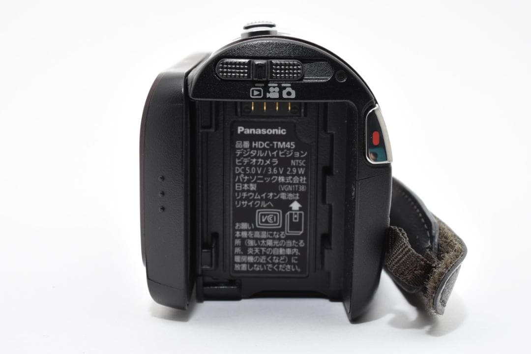 【美品】Panasonic ビデオカメラ　HDC-TM45 ブラウン　動作確認済