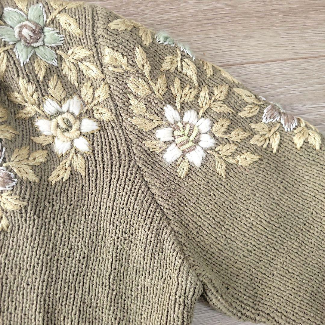 Wolken Stricker☆ドイツ製☆新品☆XL☆手編み刺繍カーディガン