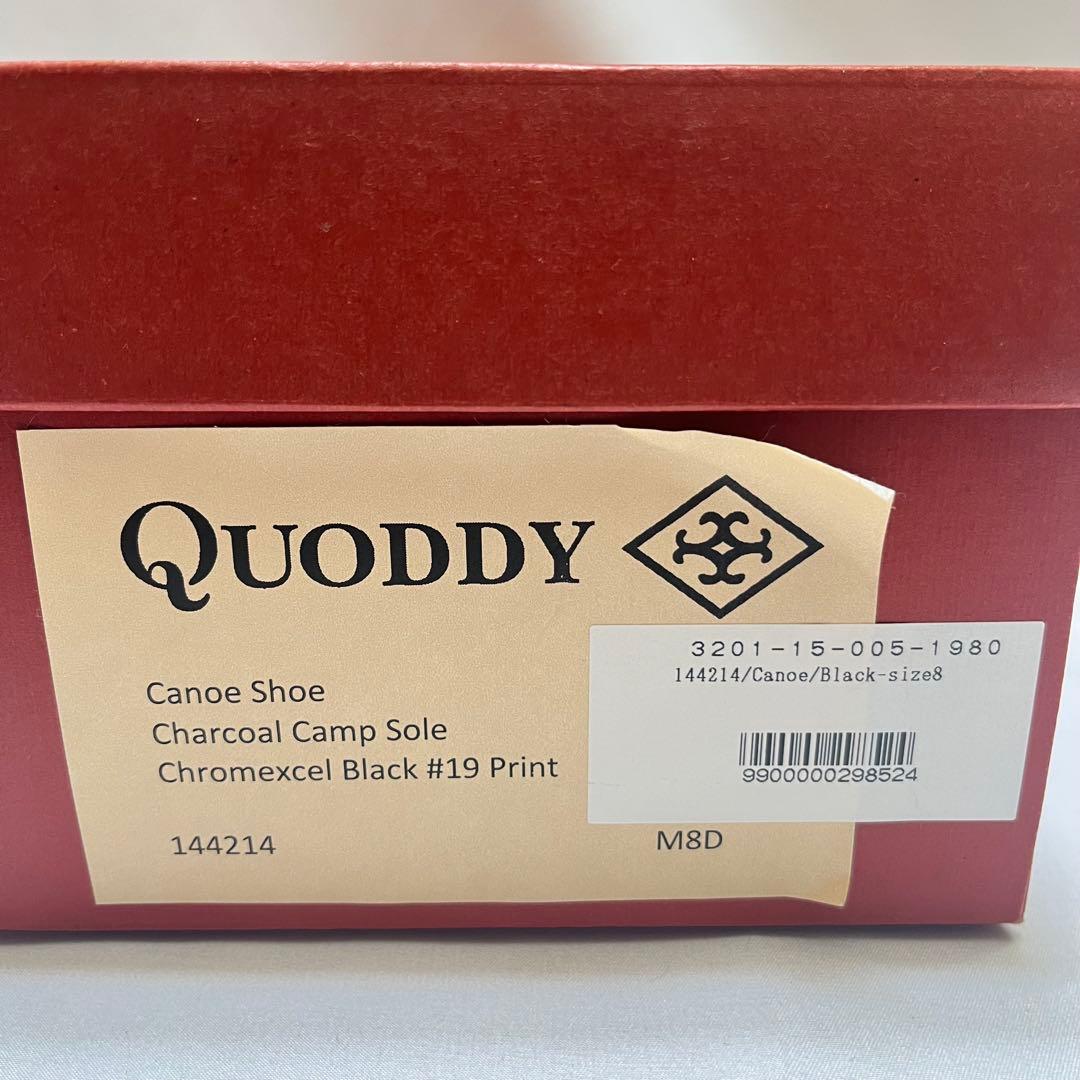 靴 Quoddy / Canoe Shoe / Black US8