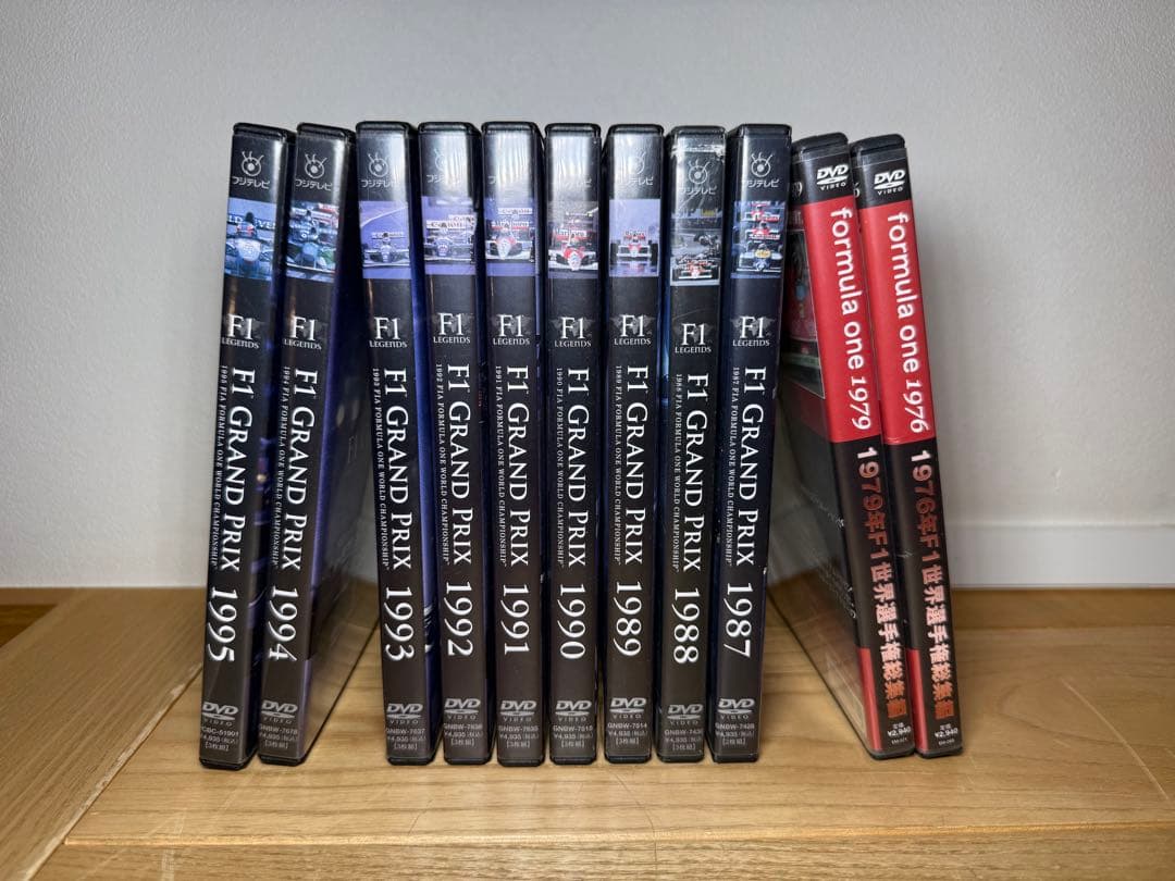 F1 LEGENDS 1987～1995 フル9本＋formula one２本