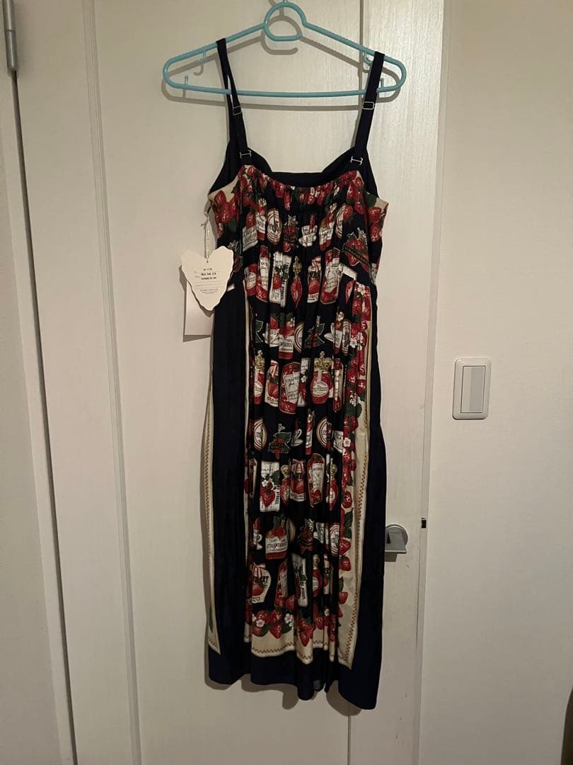 ワンピース Jane Marple Strawberry label scarf JSK