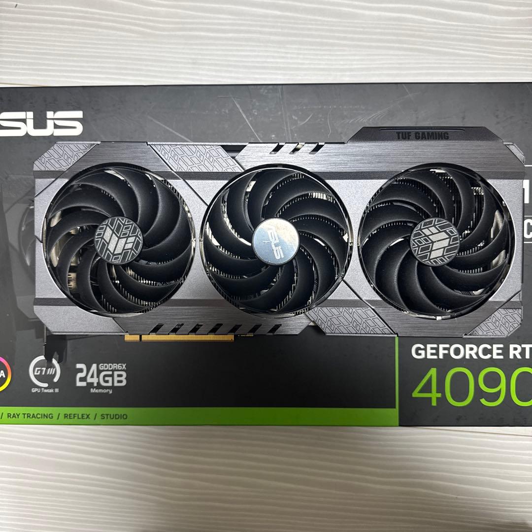 元箱あり ASUS TUF RTX4090 動作可 不具合あり ジャンク扱い