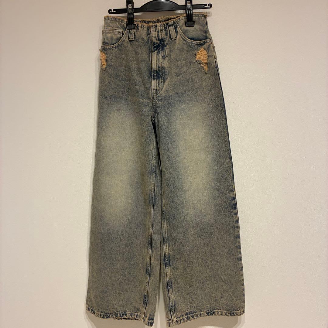 ヘラ　Hella カットオフデニム cut off denim インディゴ