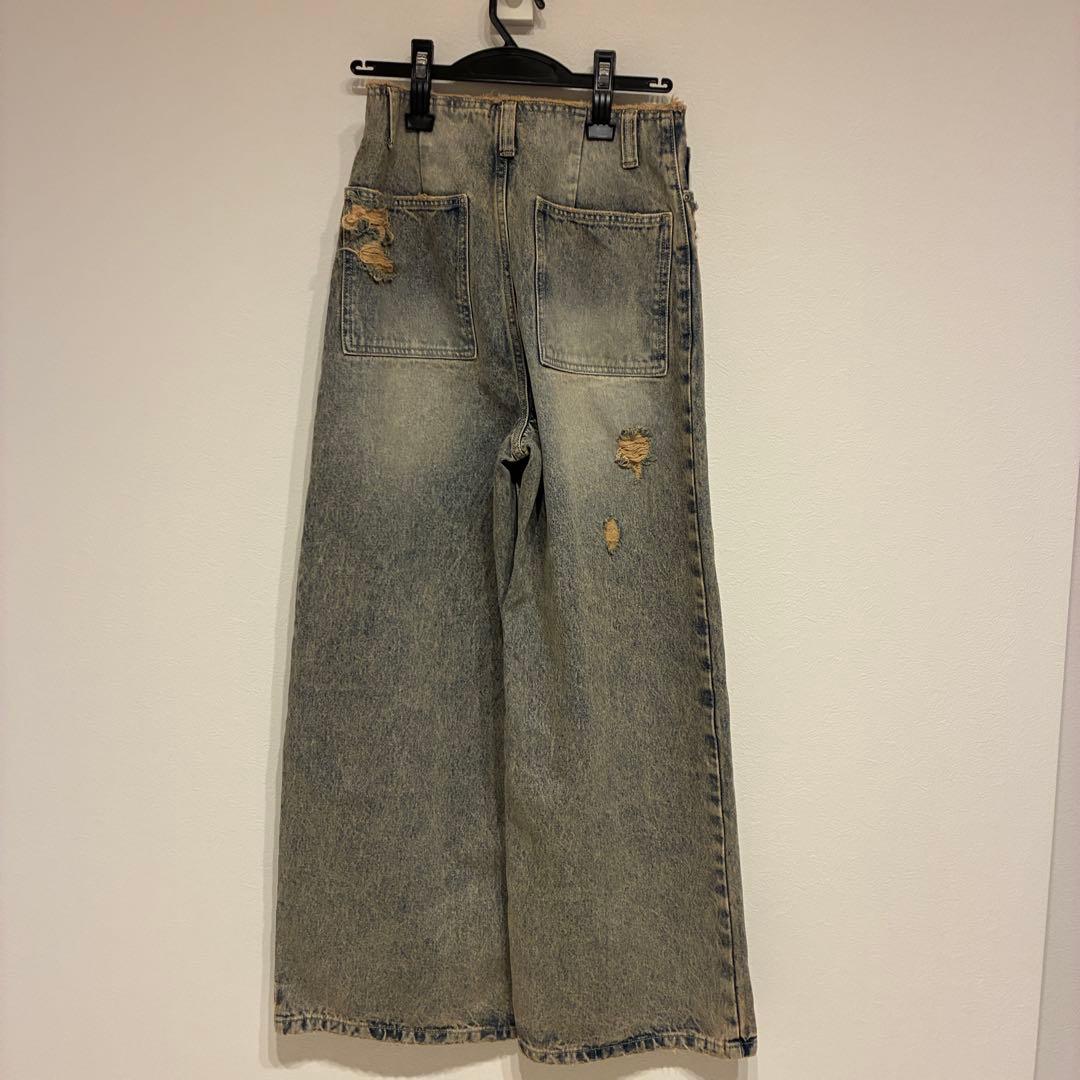 ヘラ　Hella カットオフデニム cut off denim インディゴ