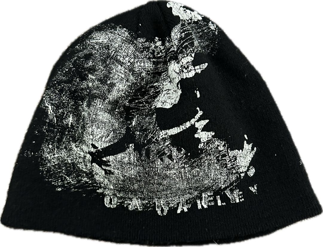 Archive y2k 平成　Oakley オークリーニット帽　スカル