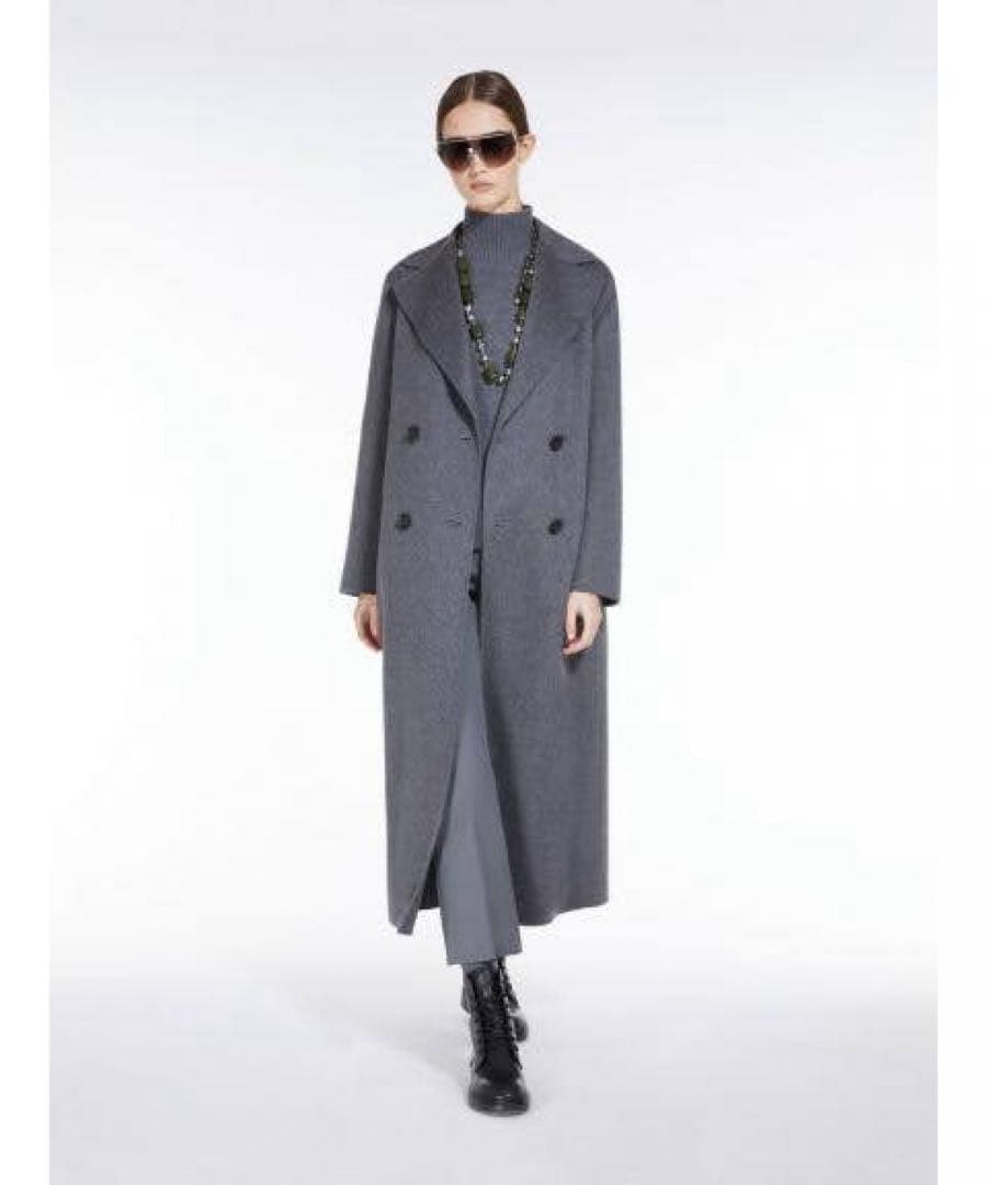 ‘S MaxMara 美品ロングコート☆グレー系38サイズ
