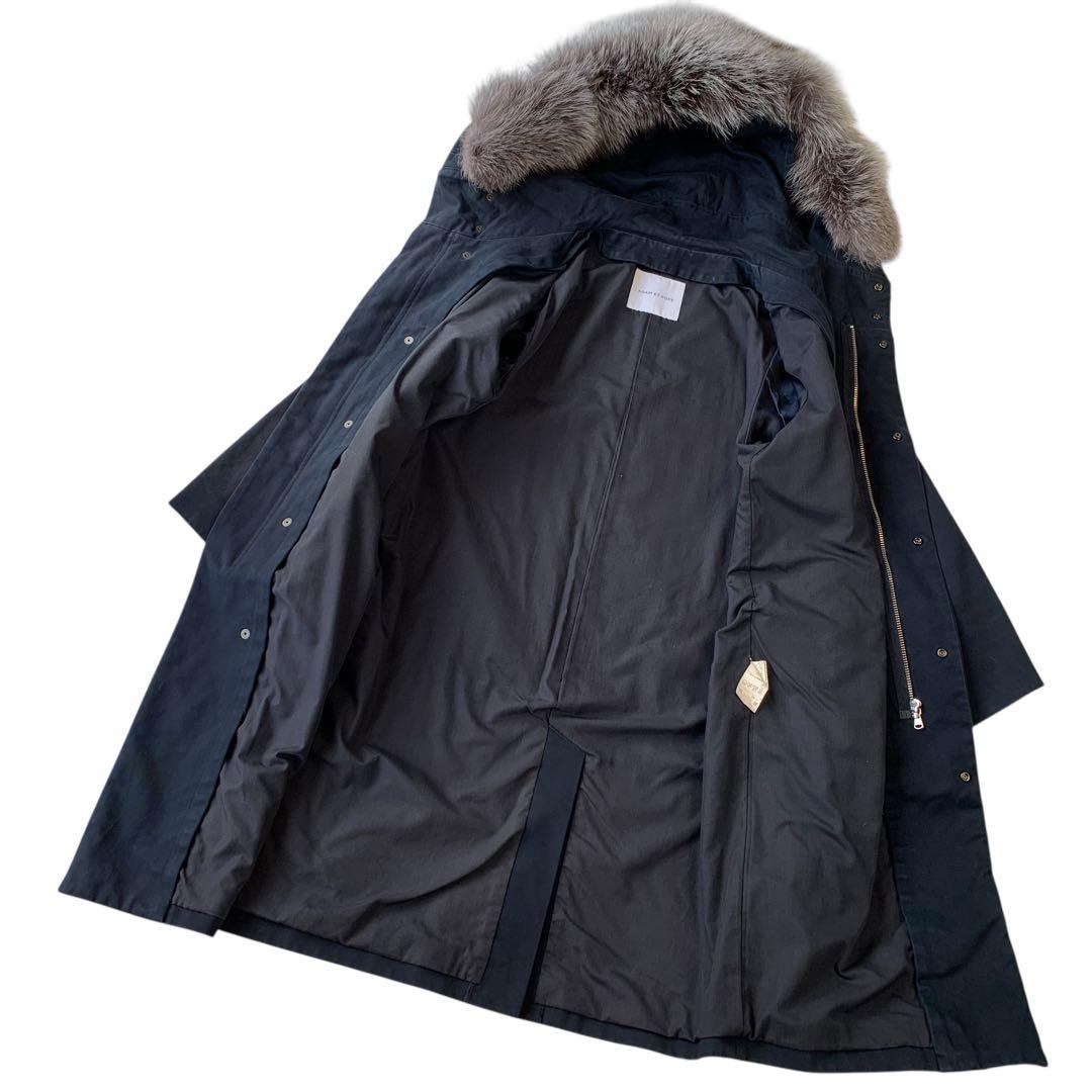 【6WAY✨美品】フォックスファー付きモッズコート 38