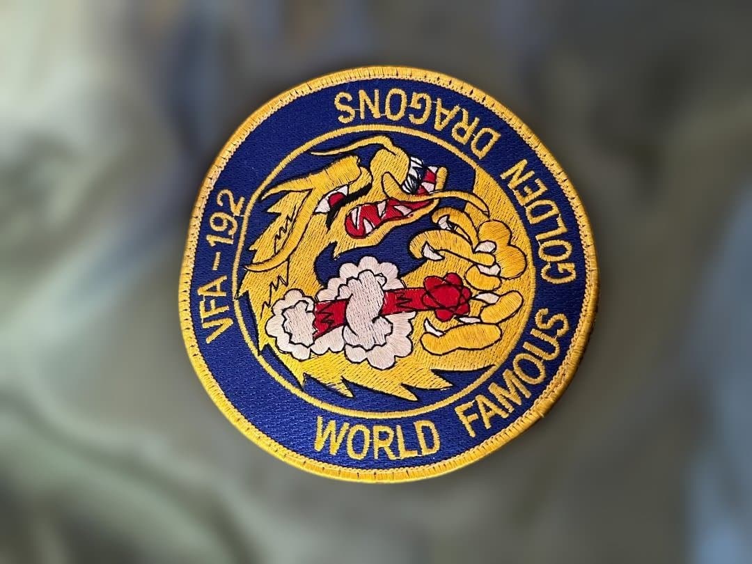 VFA-192 MA-1 フライトジャケット 刺繍ワッペン付