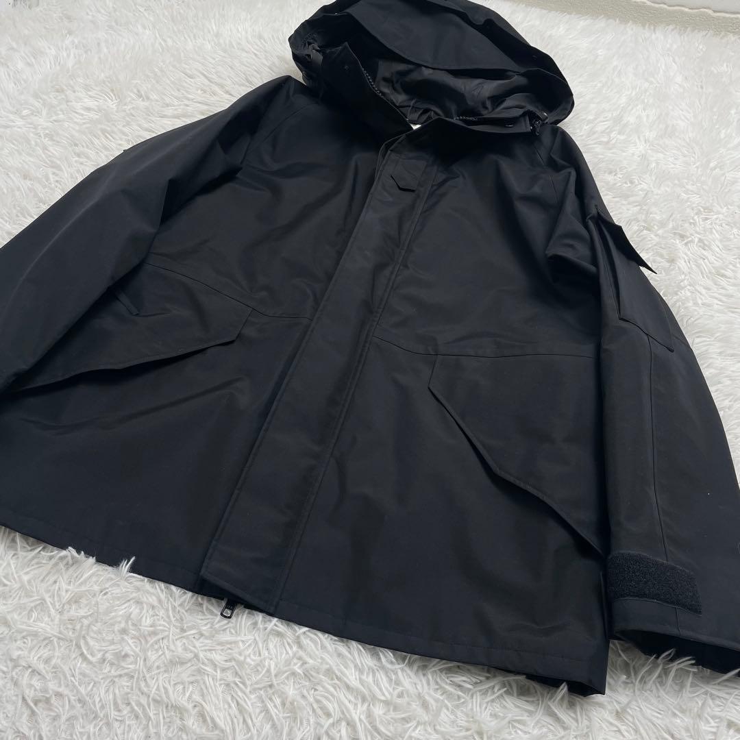 【美品】HYKE ハイク ecwcs パーカー ジャケット 2 ブラック