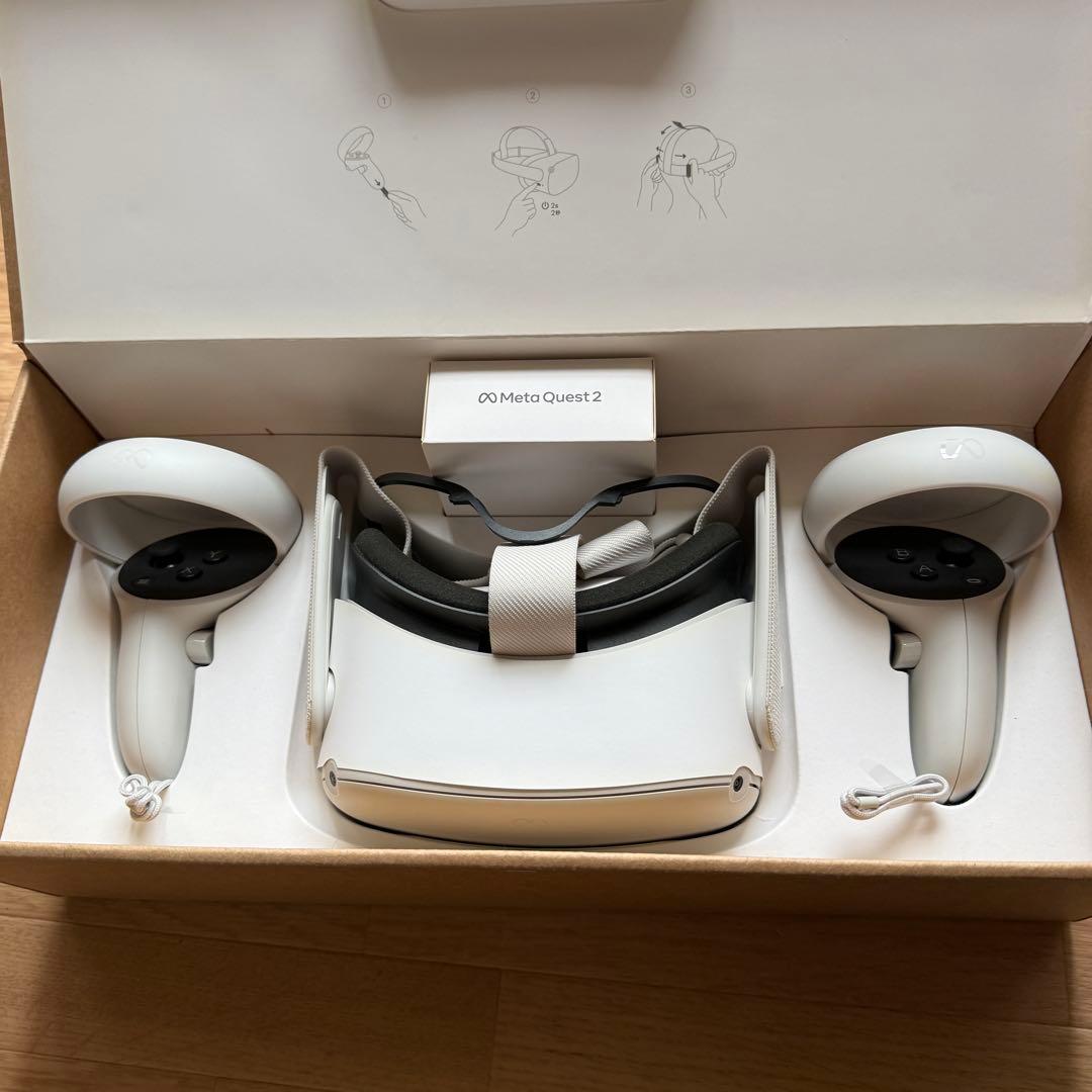  Quest 2 128GB VRヘッドセット メタクエスト2