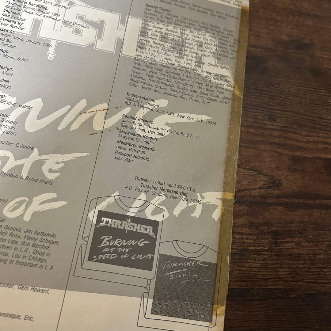スラッシャー THRASHER LP レコード