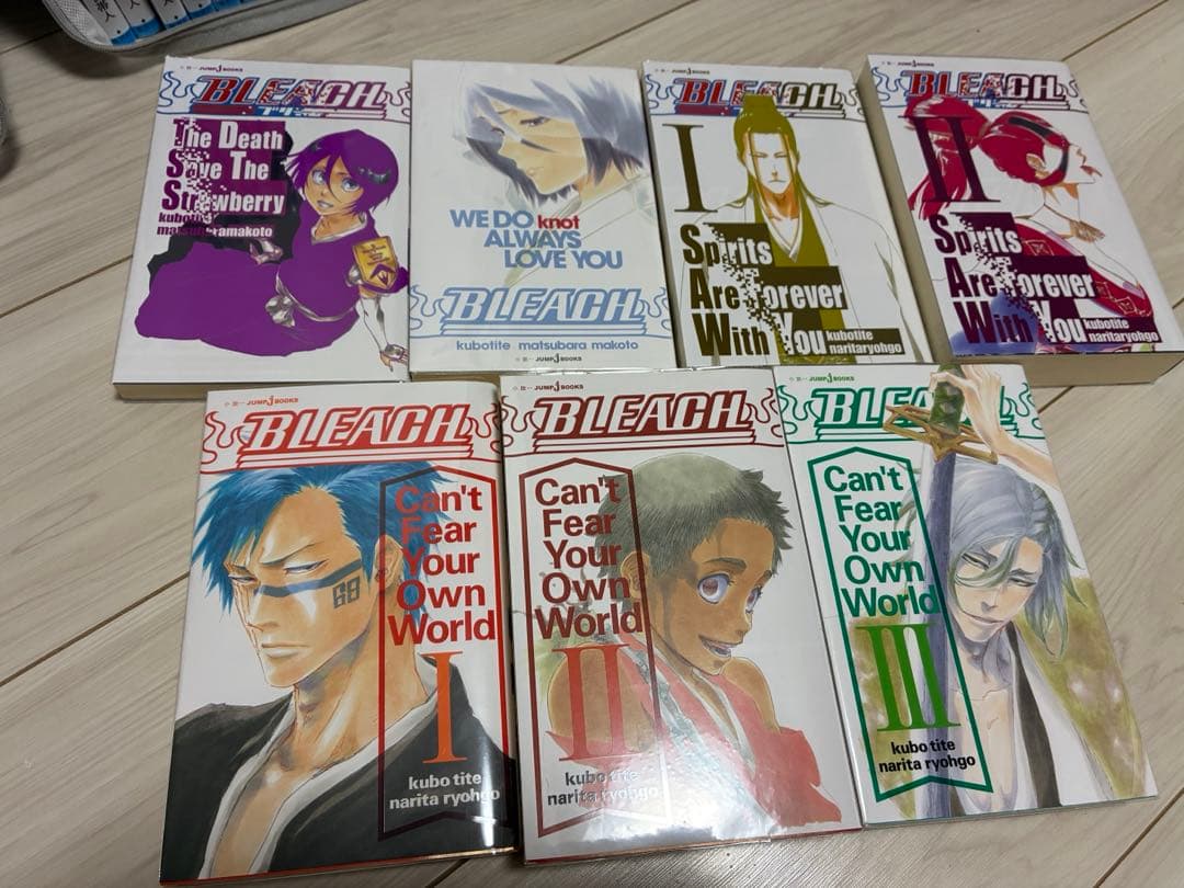 超美品　BLEACH 1-74巻　全巻セット　小説付き　ブックカバー