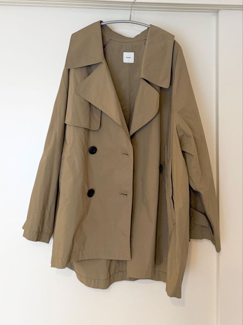【つわ】Spick&Span C/Pミドル丈トレンチコート 36 ベージュ
