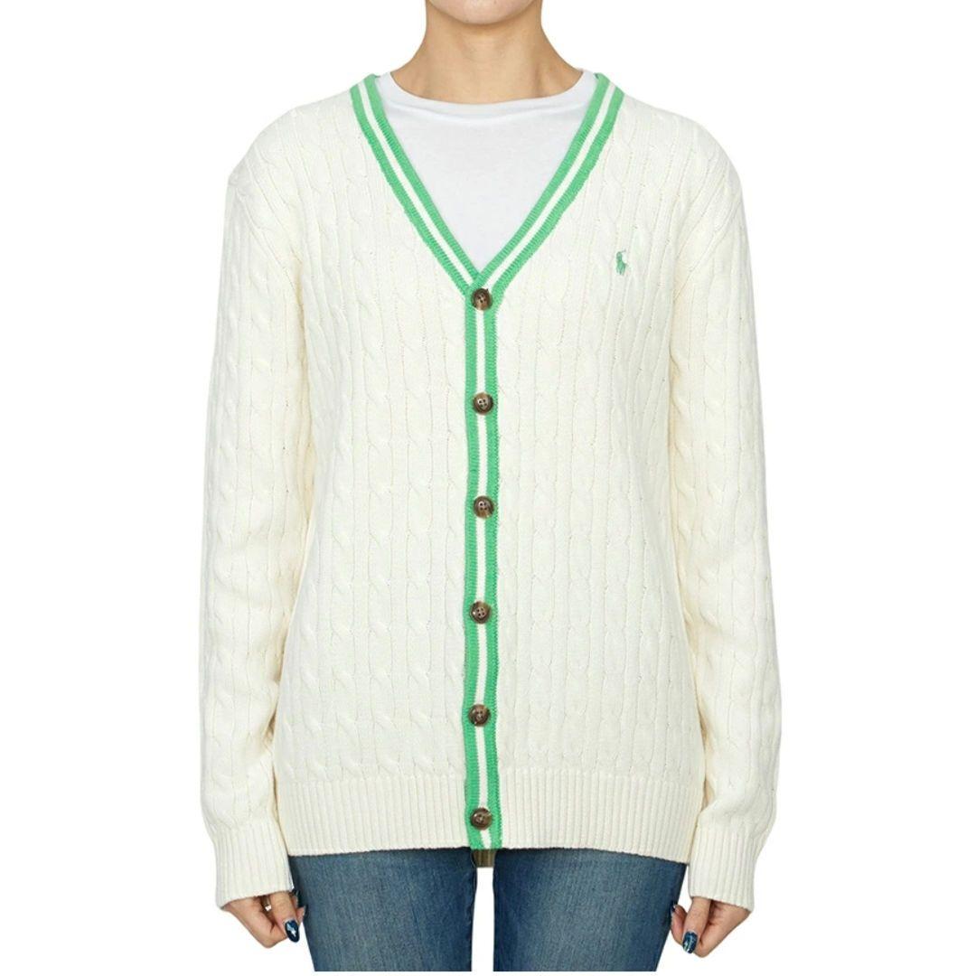 猫*こ様 POLO RALPH LAUREN コットン カーディガン Vネック