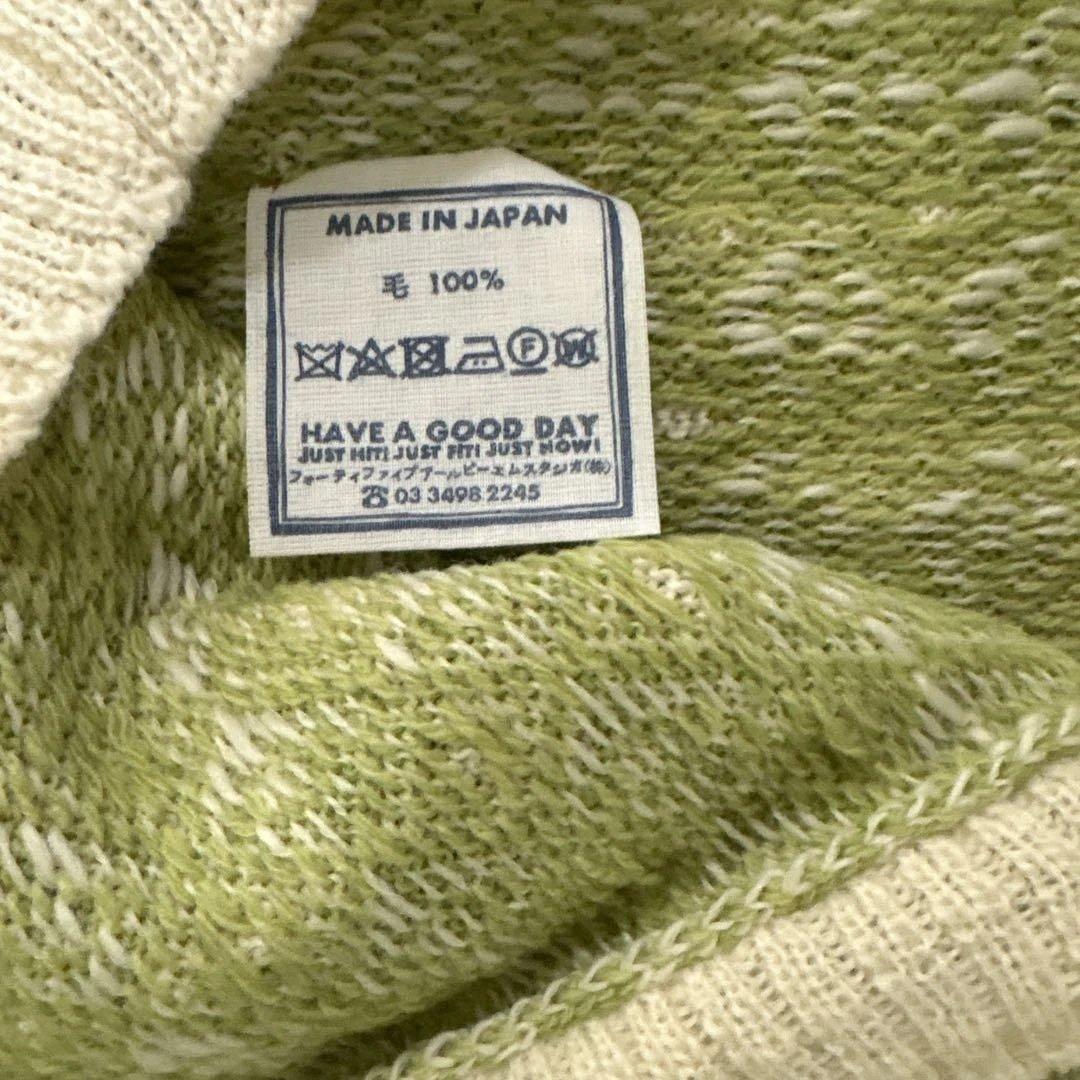 45アール　カーディガン　美品ウール100%