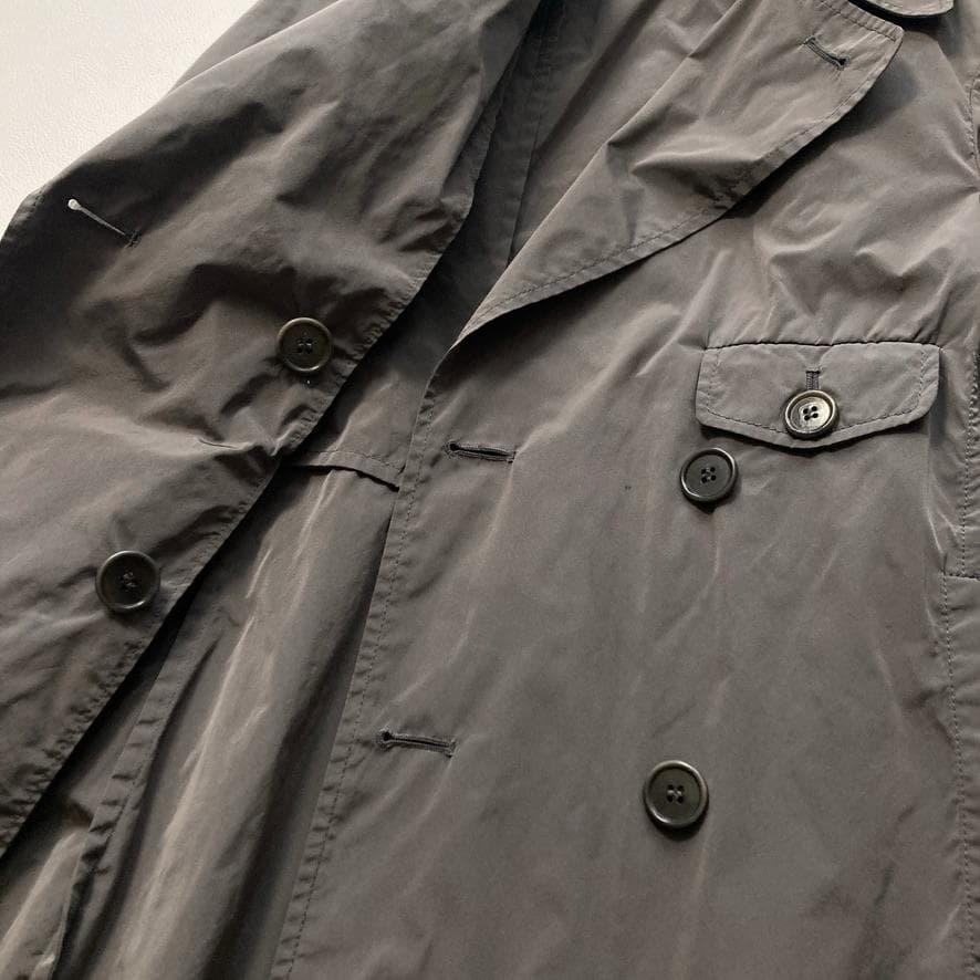 【高級イタリア製】ASPESI　トレンチコート イタリア製 軽量 オリーブ S