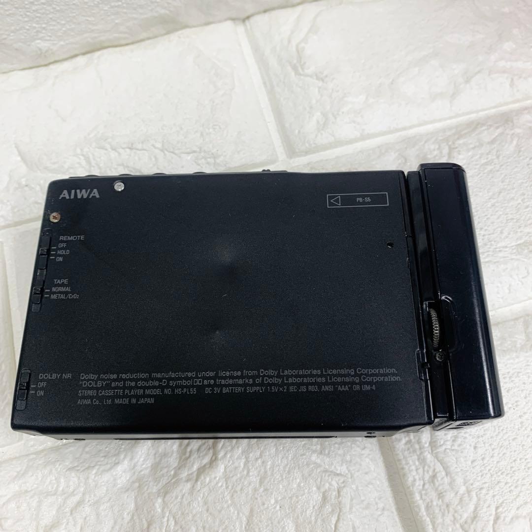 【充電器がなく動作未確認です】【AIWA 】HS-PL55 カセットプレーヤー