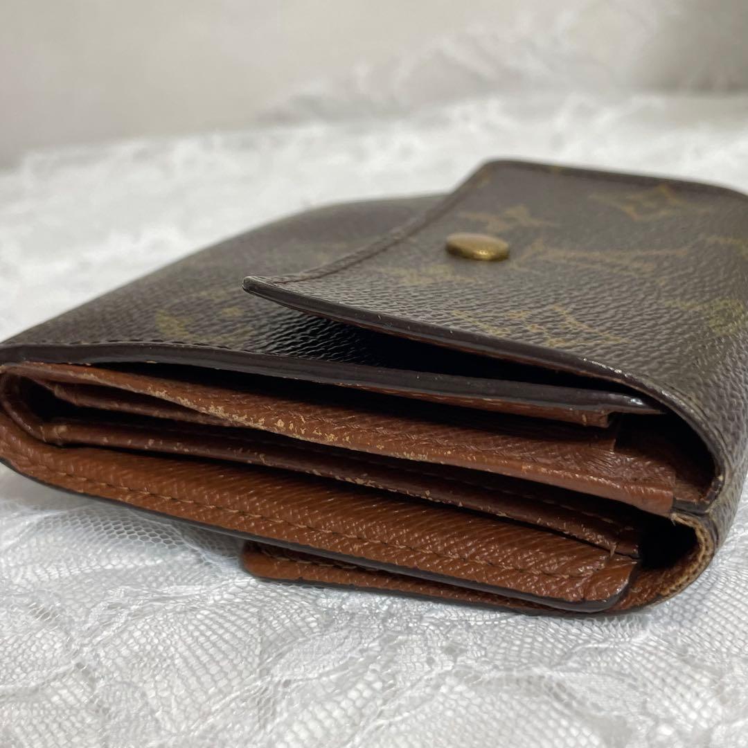 ★ルイヴィトン　モノグラム　三つ折り財布　Wホックウォレット S1458