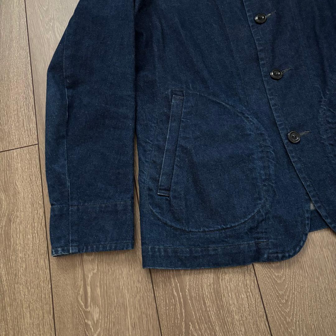 美品　DANTON ダントン　カバーオール　38 コットン インディゴ　M