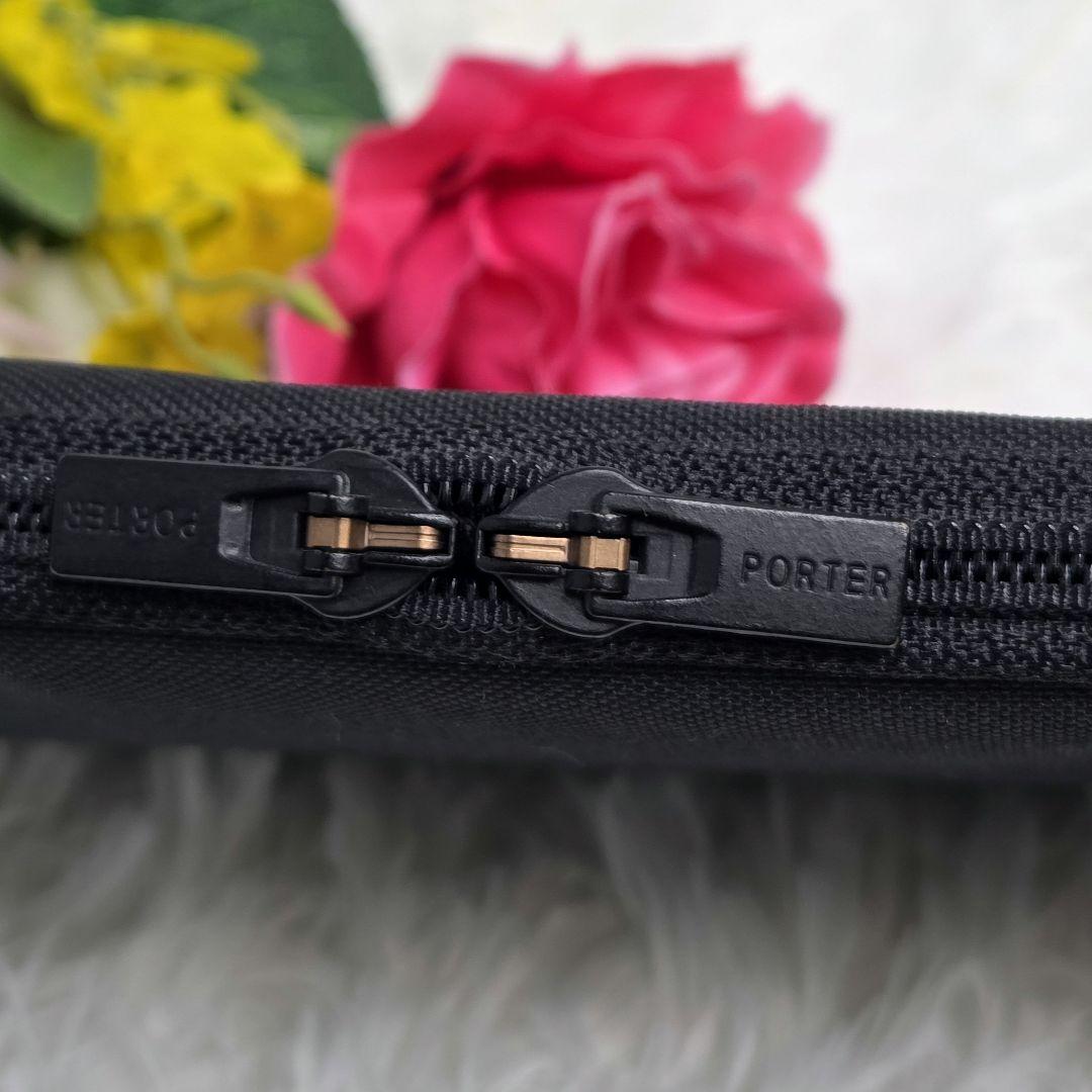 【美品】PORTER ポーターPCケース ブラック 11インチ