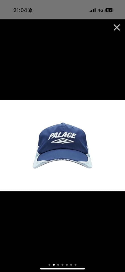 palace×Umbro コラボキャップ