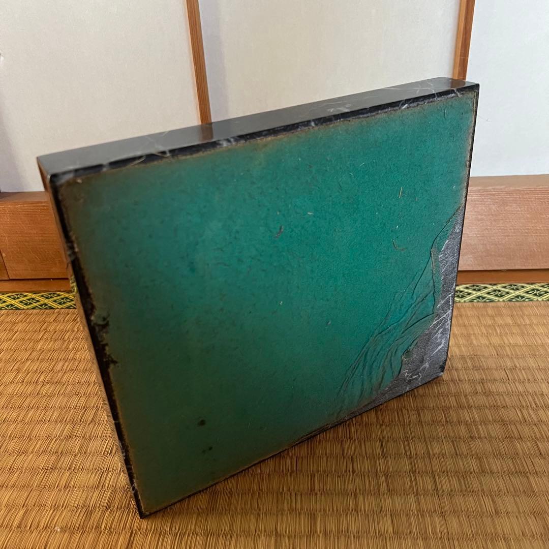 【美品】黒大理石 壺型 アート作品 台座付き レトロ アンティーク 高級感 花瓶