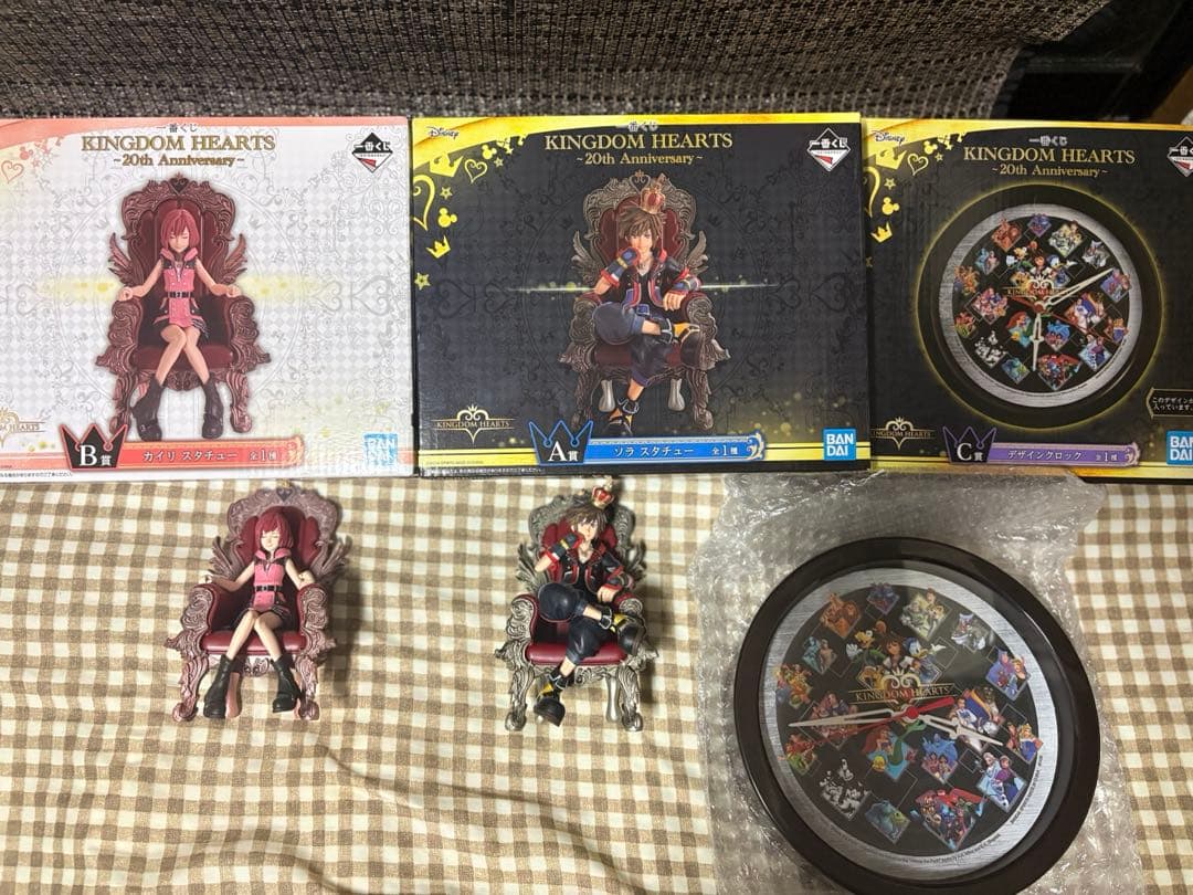 KINGDOM HEARTS 一番くじ ソラ カイリ フィギュア おまけ付き