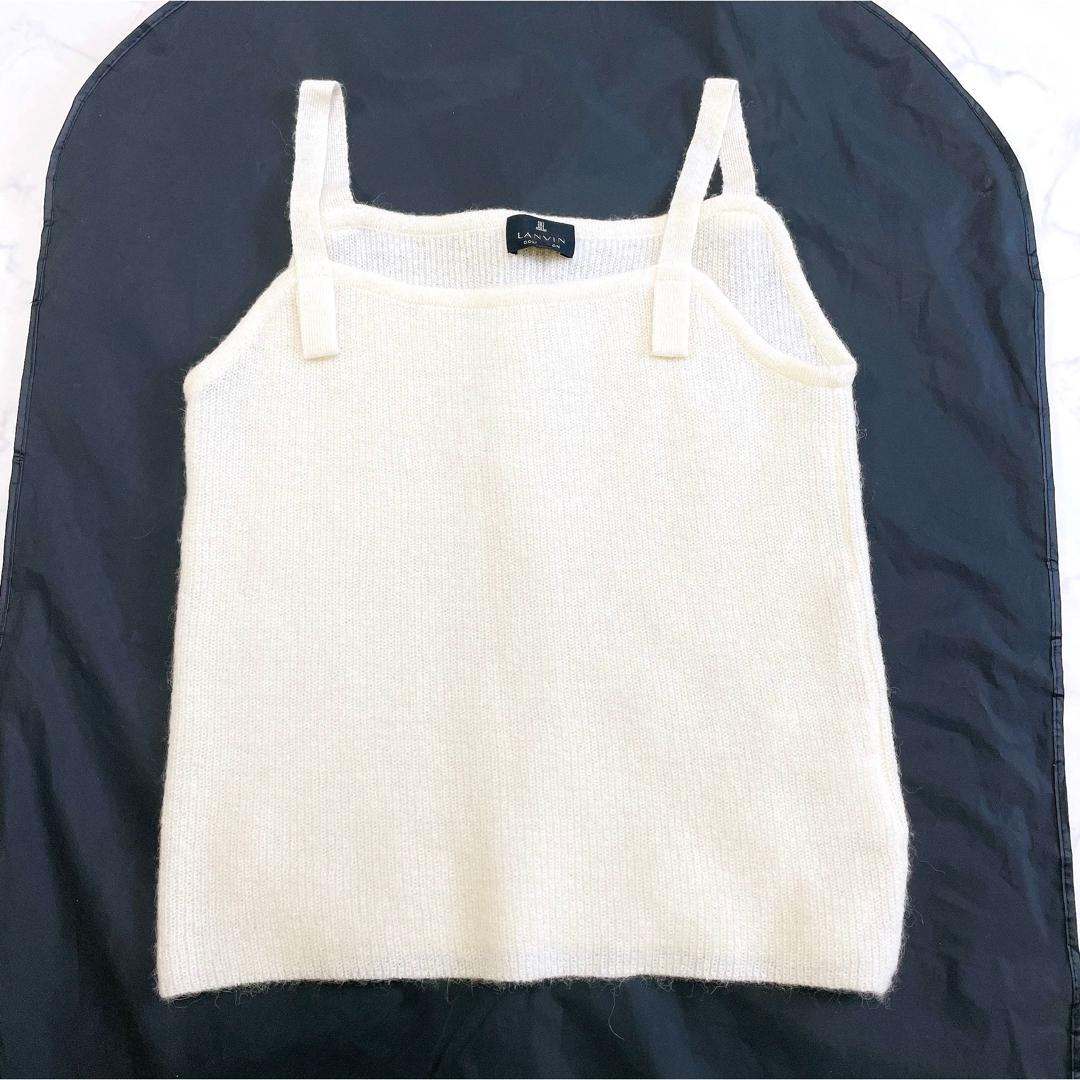 美品 ランバン コレクション ニットアンサンブル アルパカ ウール 38 M