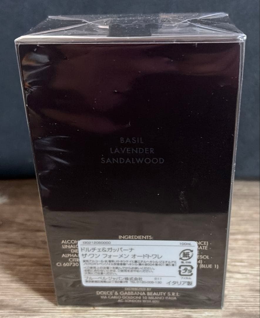 香水(男性用) DOLCE&GABBANA The one for MenEDT 100ml